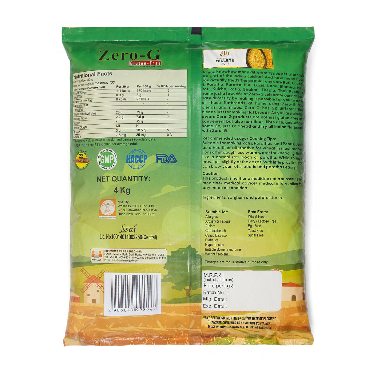 Zero-G Rite Flour - 4 kg