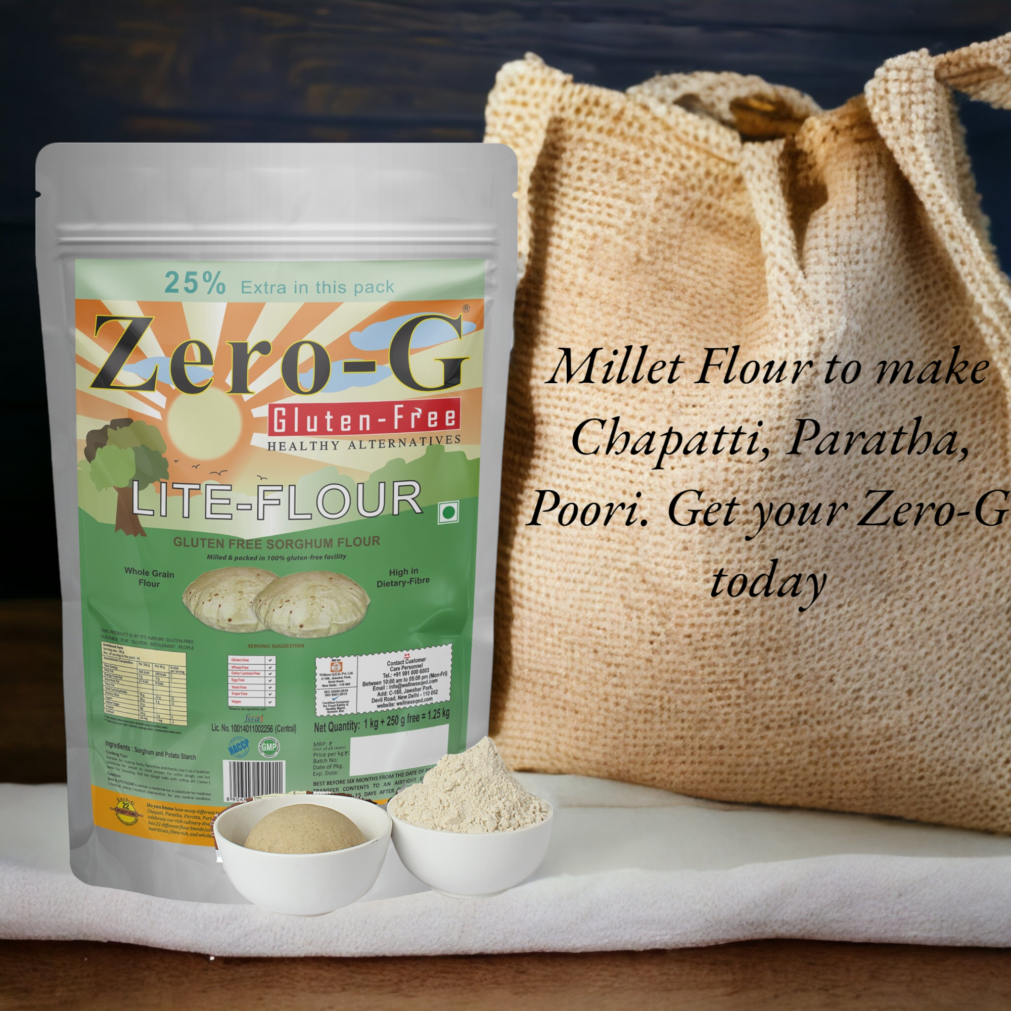 Zero-G Lite Flour - 1.25 kg