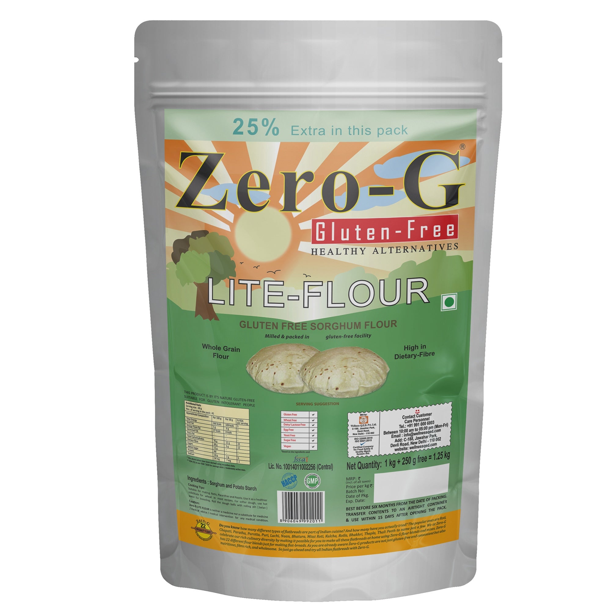 Zero-G Lite Flour - 1.25 kg