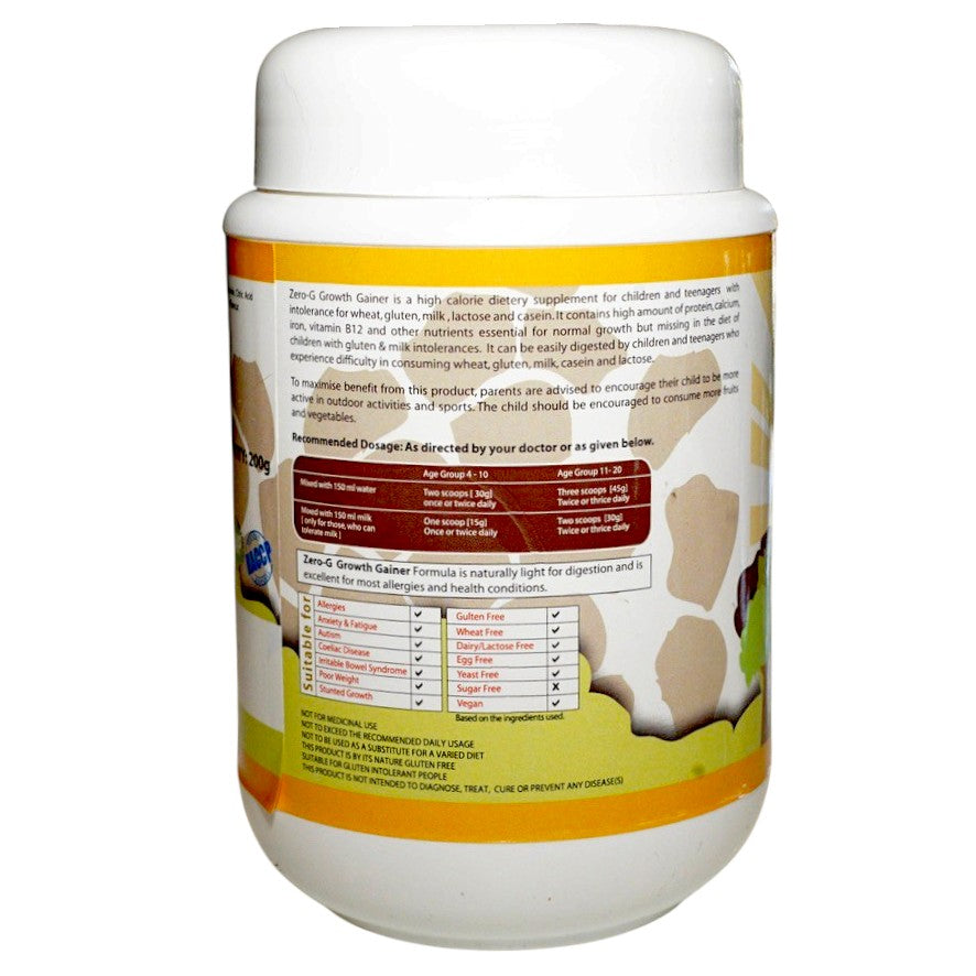 Zero-G Growth Gainer - 200g