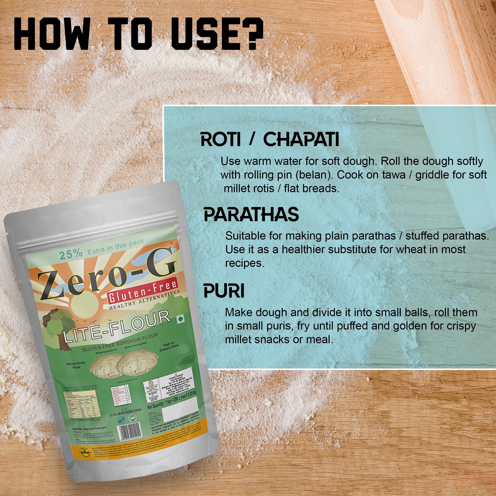 Zero-G Lite Flour - 1.25 kg