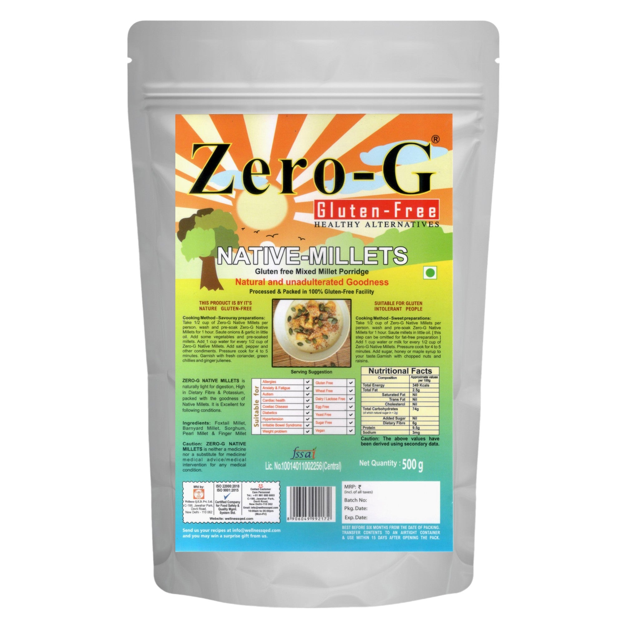 Zero-G Native Millets - 500g