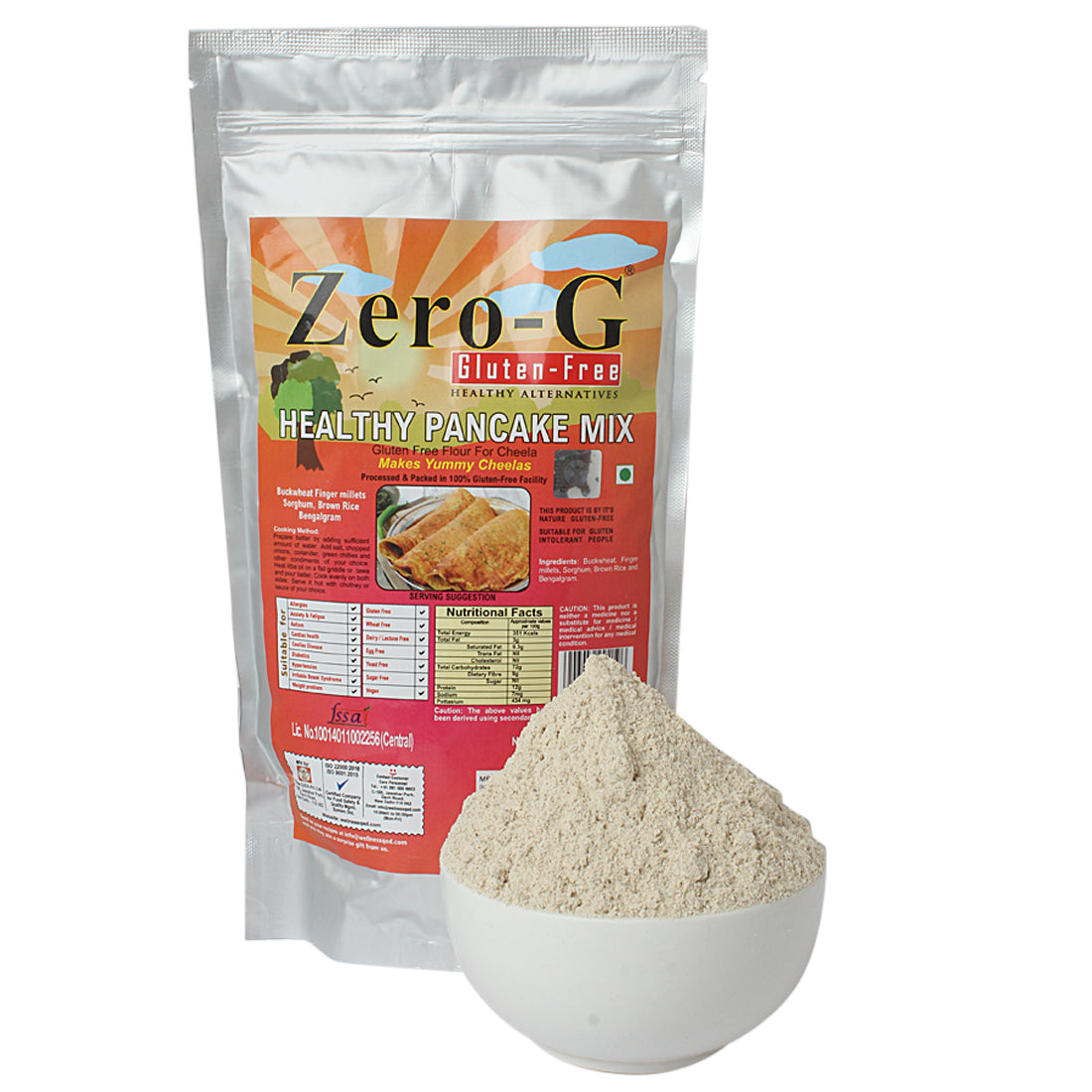 Zero-G Healthy Pancake/ Cheela Mix - 500 g