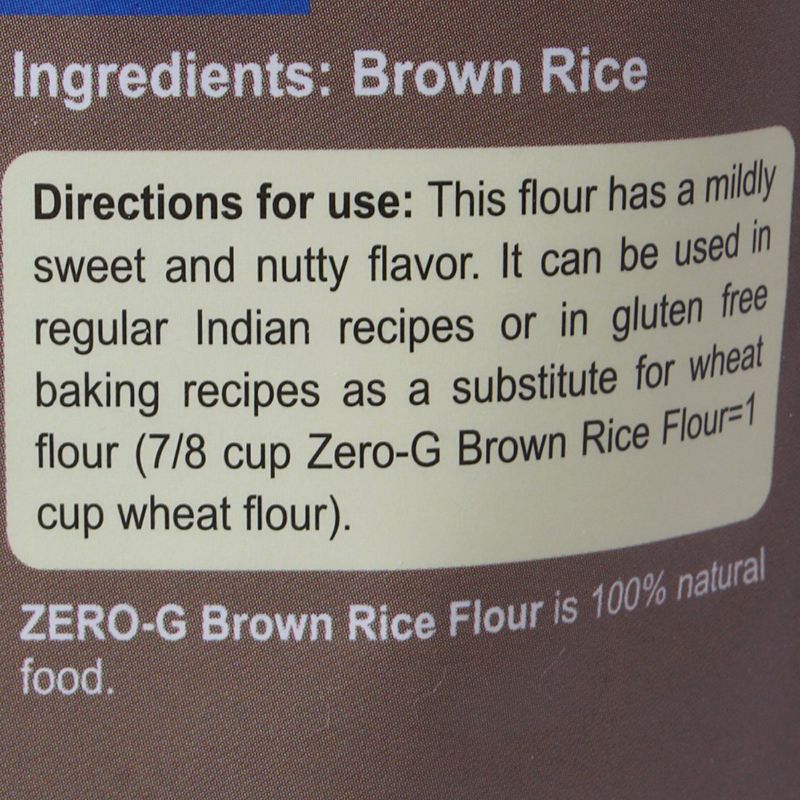 Zero-G Brown Rice Flour