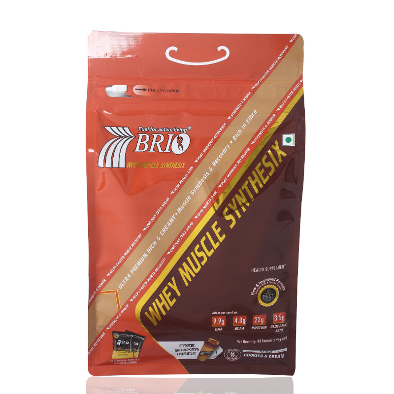 Brio Whey Muscle Synthesix (2 KG)